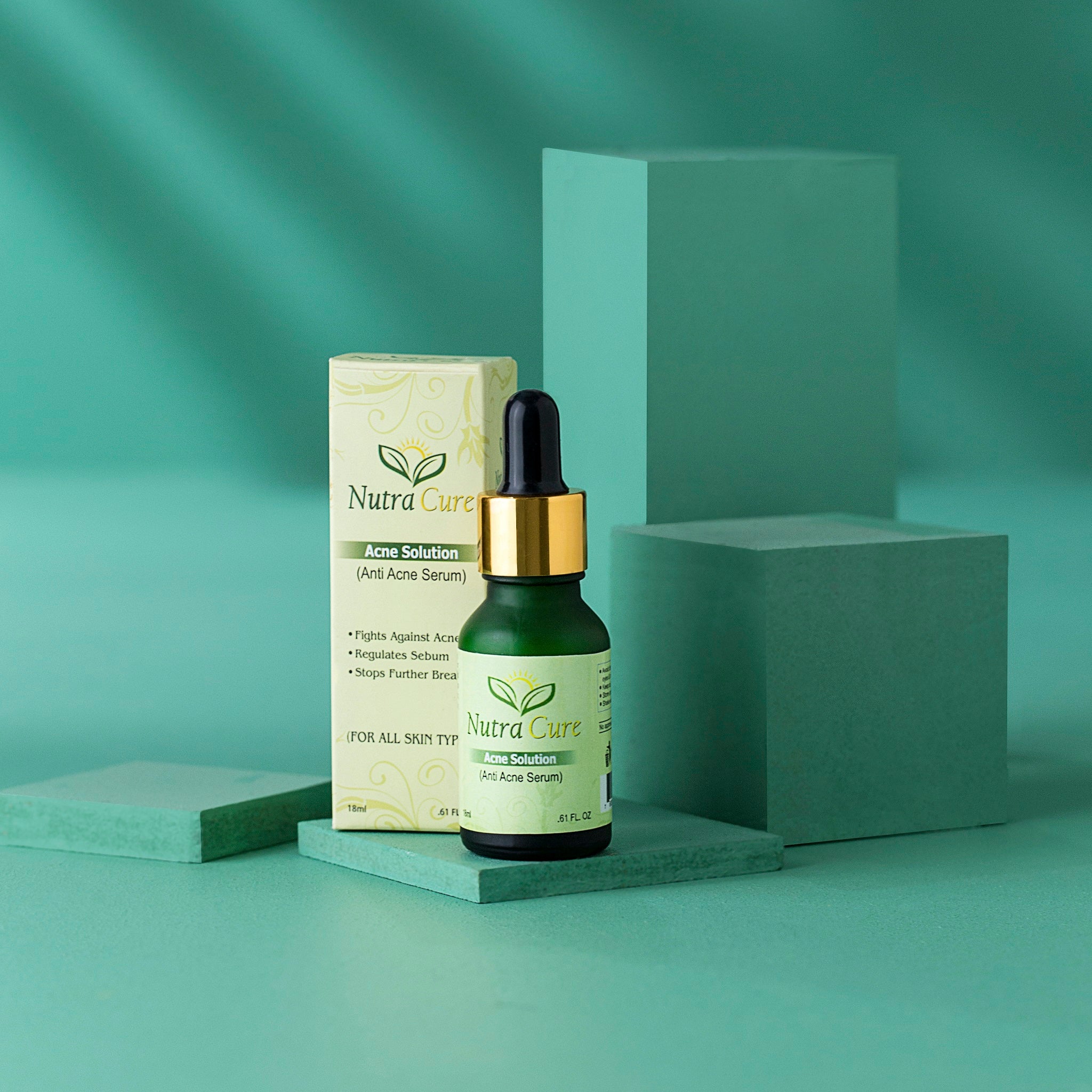 Nutra Cure Anti-Acne Serum bottle for clear and blemish-free skin in Pakistan