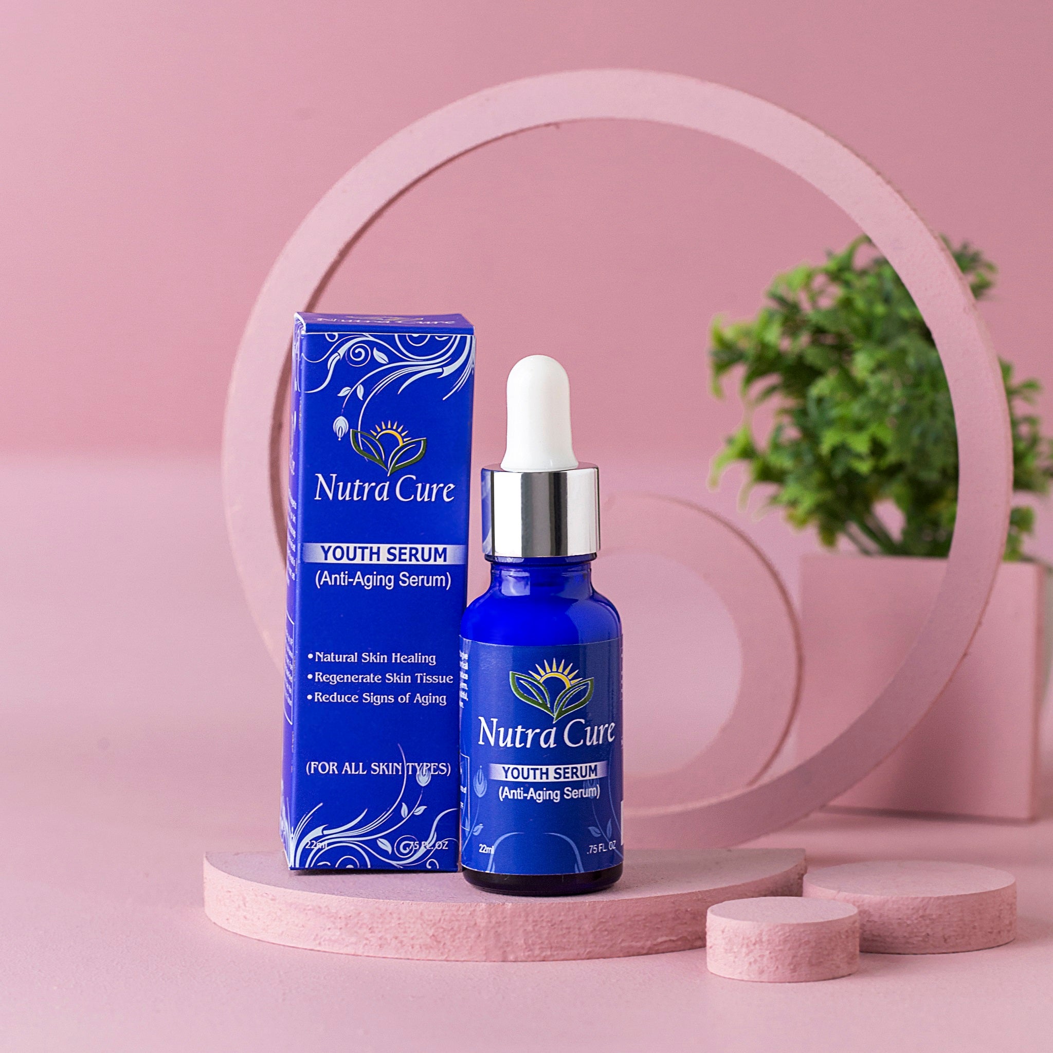 Nutra Cure Youth Anti Aging Serum Bottle
