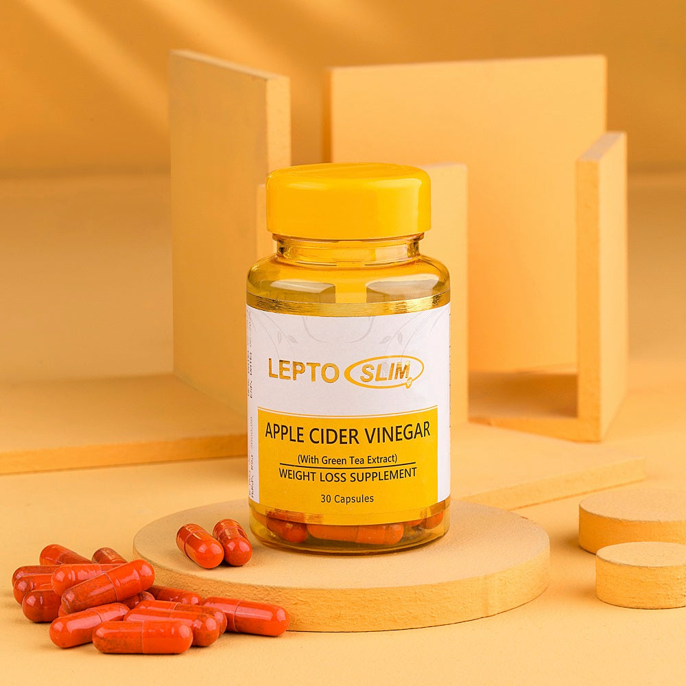 Nutra Cure Lepto Slim natural ACV metabolism supplement bottle