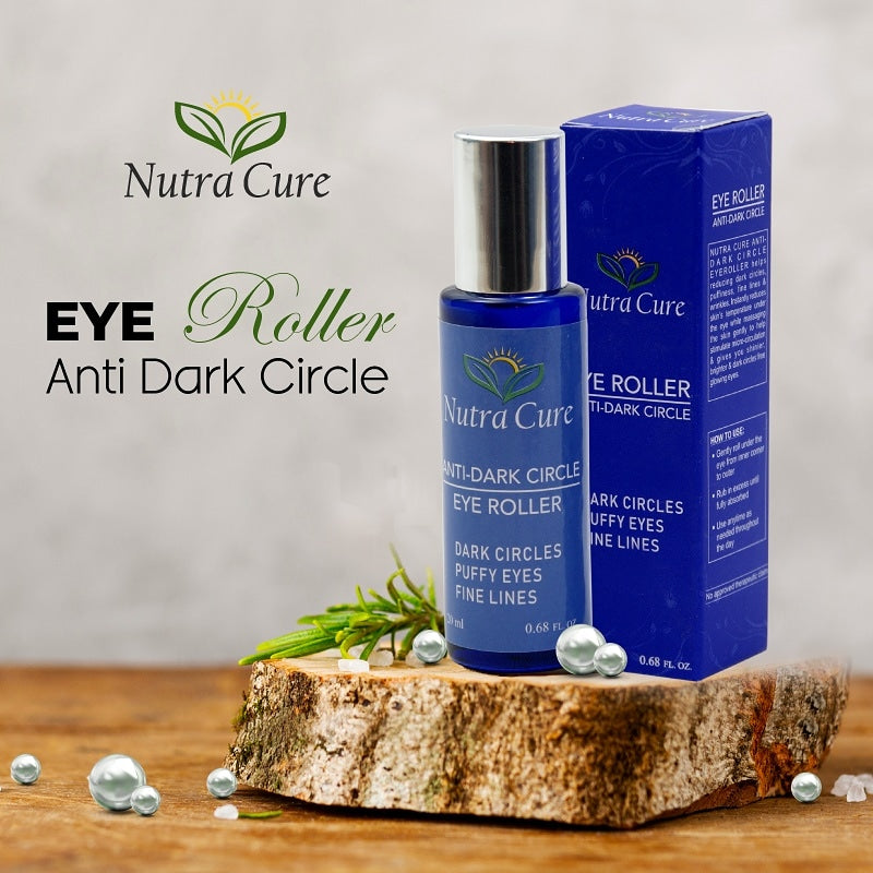 Best dark circle eye roller serum for puffy eyes and under eye brightening in Pakistan - Nutra Cure