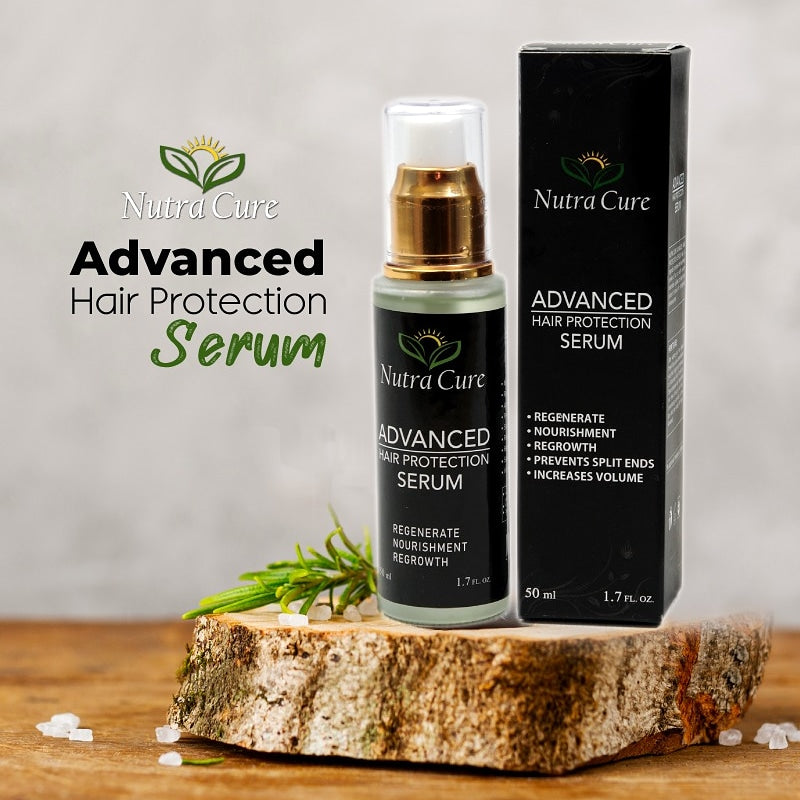 Advanced anti-hair fall and volume protection serum in Pakistan - Nutra Cure